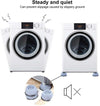 Washing Machine Feet Pads | Universal Rubber Feet for Washing Machine | Antivibration Feet for washing machine | Tumble Dryer/Shock Absorbers (Grey) [Energy Class A+++]