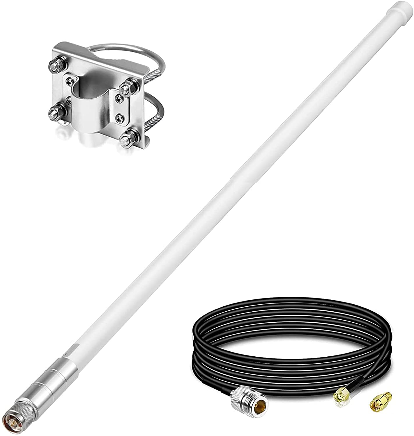 MyBrand 8dBi Antenna for Miner Machines - Omni Directional Lora Antenna Frequency 868mhz - 5M KMR240 Cable for Low Loss - Increase Witness with Nebra RAK Bobcat SyncroBit Helium HNT Hotspot Miner