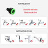 Outdoor Water Gun Hose Pipe- 50ft Anti-Leakage Expandable Hose Pipe- Heavy Duty and Multi-Functional Garden Hose Spray Gun- Light Weight Garden Sprayer for Outdoor Indoor