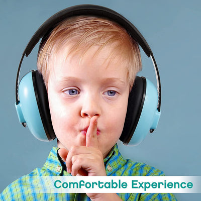 Kids Ear Defenders | Foldable Adjustable Hearing Protection Noise Cancelling | Comfortable Hearing Protection with an adjustable Headband for Babies for 3 Months to 2 Year