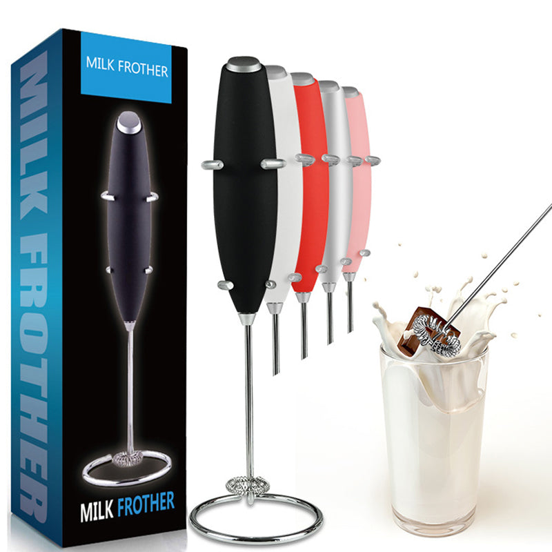 Milk Frother Handheld | Coffee Frother Electric Whisk | Automatic Milk Foam Maker | Milk Frother Egg | Milkshake Whisk | Drink Mixer for Coffee, Milk, Lattes, Cappuccino Cream Matcha
